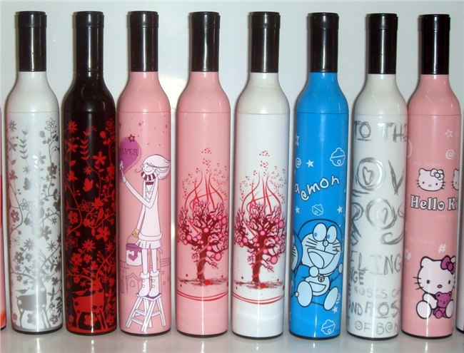 供应时尚实用红酒瓶雨伞，广告礼品伞